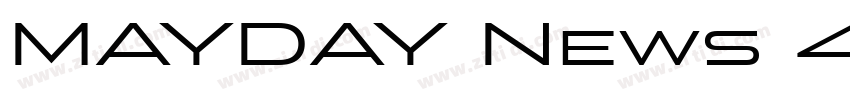 MAYDAY News 450字体转换